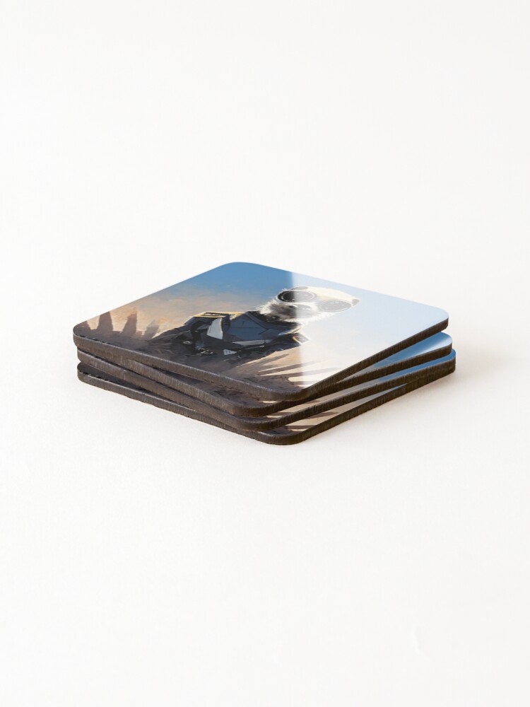 Thumbnail 4 of 5, Coasters (Set of 4), Commander designed and sold by sci-fAI.