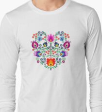 Camiseta de manga larga Patrón Folk