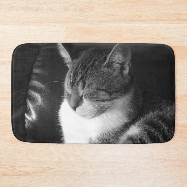 Item preview, Cat Napping Black And White Cutest Cat Pics designed and sold by CutestCatPics.