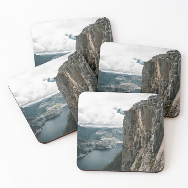Item preview, Norway Cliff with mountains and lake designed and sold by Darius Bocos.