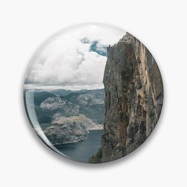 Item preview, Norway Cliff with mountains and lake designed and sold by Darius Bocos.