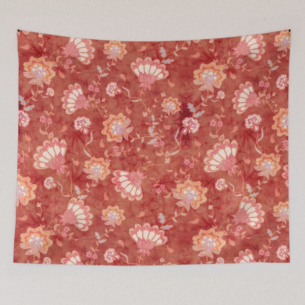 Item preview, Red & Orange paisley designed and sold by EdytaSkros.