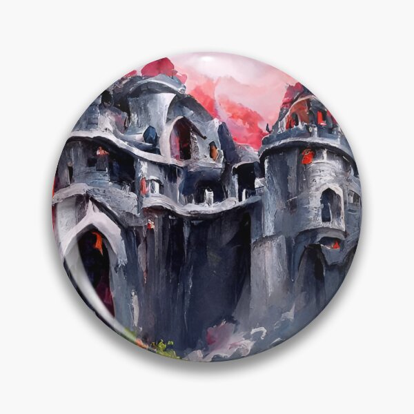 Item preview, House of Lownal Hallowridge | Fantasy House Artwork | Medieval Castle Artwork | Fantasy Landscape Design designed and sold by AyfuDesigns.