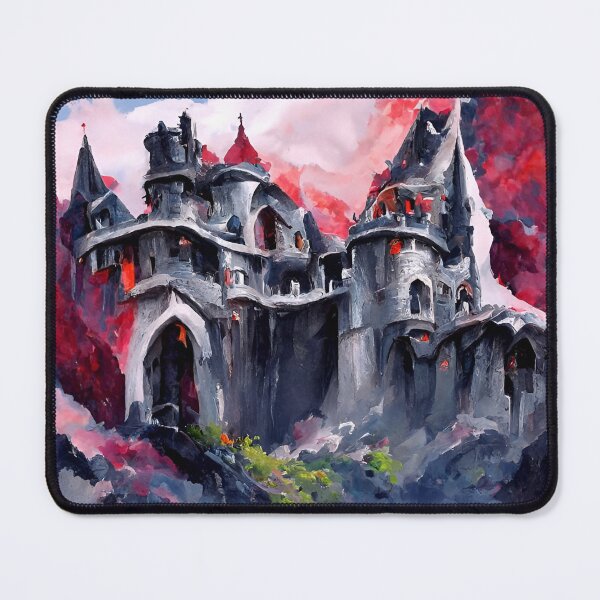 Item preview, House of Lownal Hallowridge | Fantasy House Artwork | Medieval Castle Artwork | Fantasy Landscape Design designed and sold by AyfuDesigns.
