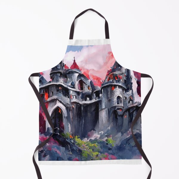 Item preview, House of Lownal Hallowridge | Fantasy House Artwork | Medieval Castle Artwork | Fantasy Landscape Design designed and sold by AyfuDesigns.