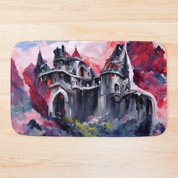 Item preview, House of Lownal Hallowridge | Fantasy House Artwork | Medieval Castle Artwork | Fantasy Landscape Design designed and sold by AyfuDesigns.