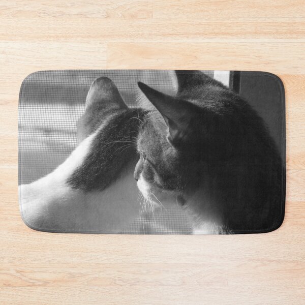 Item preview, Cats Looking Out Window Black And White Cutest Cat Pics designed and sold by CutestCatPics.