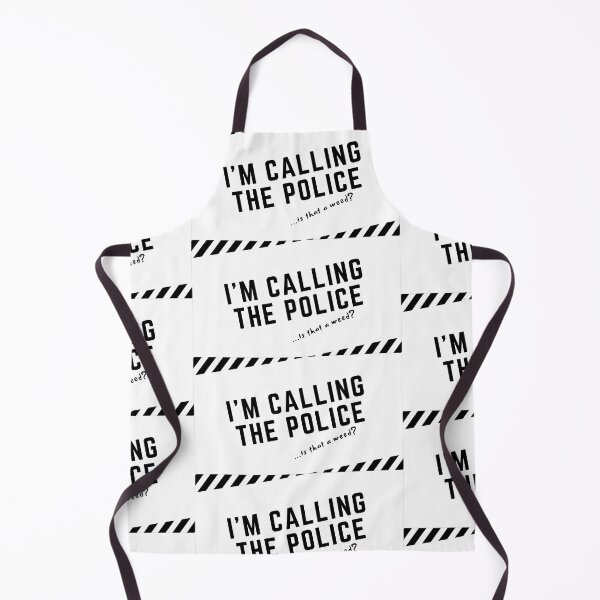 Artikelvorschau, ICH RUFE DIE POLIZEI schwarz / Coole und lustige Zitate entworfen und verkauft von DRK7DSGN.