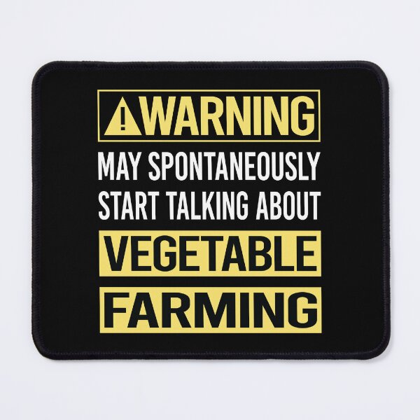 Item preview, Warning About Vegetable Farming designed and sold by WrightTrouble.