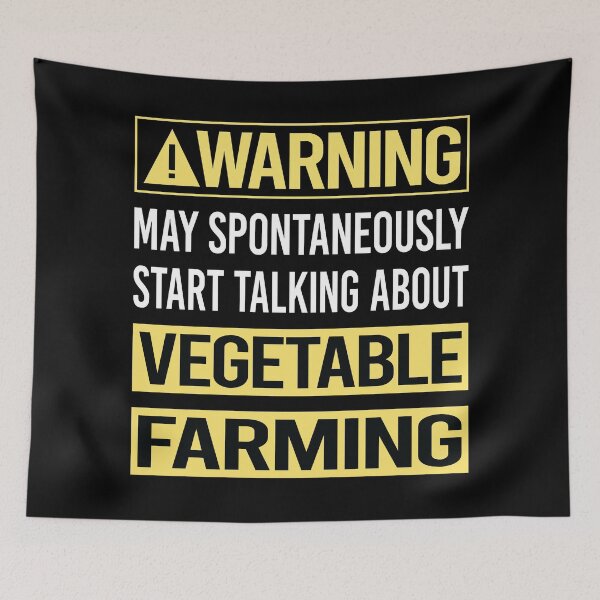 Item preview, Warning About Vegetable Farming designed and sold by WrightTrouble.