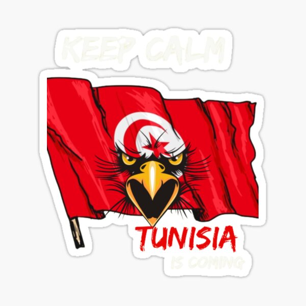 Tunisia Team World Cup 2022 Sticker For Sale By BIBO10 Redbubble   St,small,507x507 Pad,600x600,f8f8f8 