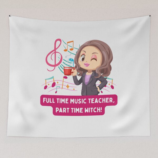 Item preview, Full Time Music Teacher Design designed and sold by myspookycuties.