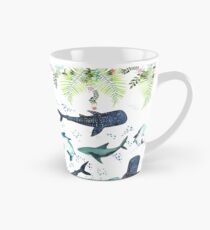 floral shark pattern Tall Mug