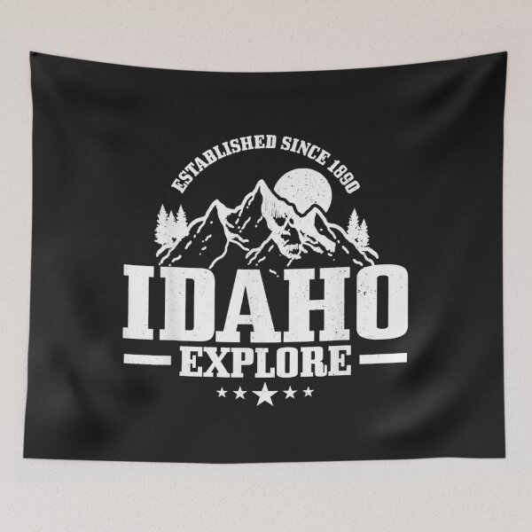 Item preview, Idaho Est 1890 Mountains Hiking designed and sold by manmoo.