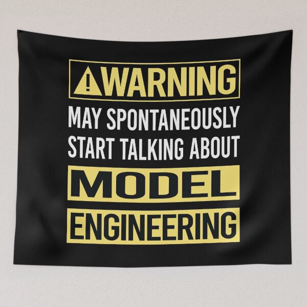 Artikelvorschau, Warnung vor Model Engineering Engineer entworfen und verkauft von WrightTrouble.