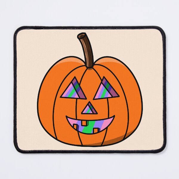 Item preview, Trigender Pride Halloween Jack o Lantern designed and sold by CJ Vanderbeek.
