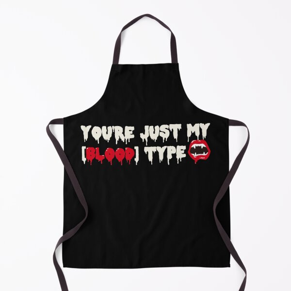 Item preview, You're Just My Blood Type, Fun Design For All Vampires On Halloween, Black Background designed and sold by TrulyEpoque.