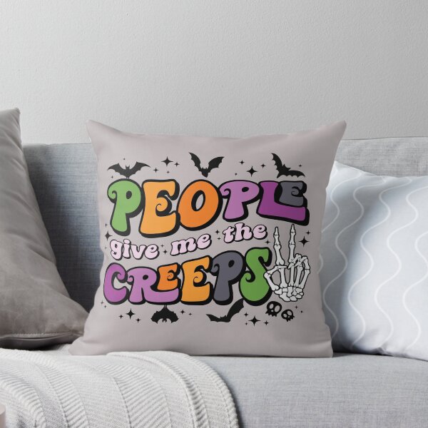 Item preview,  People Give Me The Creeps Skeleton Funny Halloween (Halloween Gift) designed and sold by i-longmanshop.