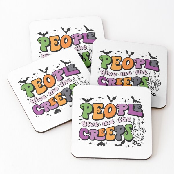 Item preview,  People Give Me The Creeps Skeleton Funny Halloween (Halloween Gift) designed and sold by i-longmanshop.