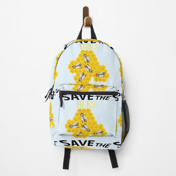 Item preview, Save the bees shits, save the bees phone cases, save the bees hats, save the bees shower curtain, save the bees backpack designed and sold by Poussyarts.