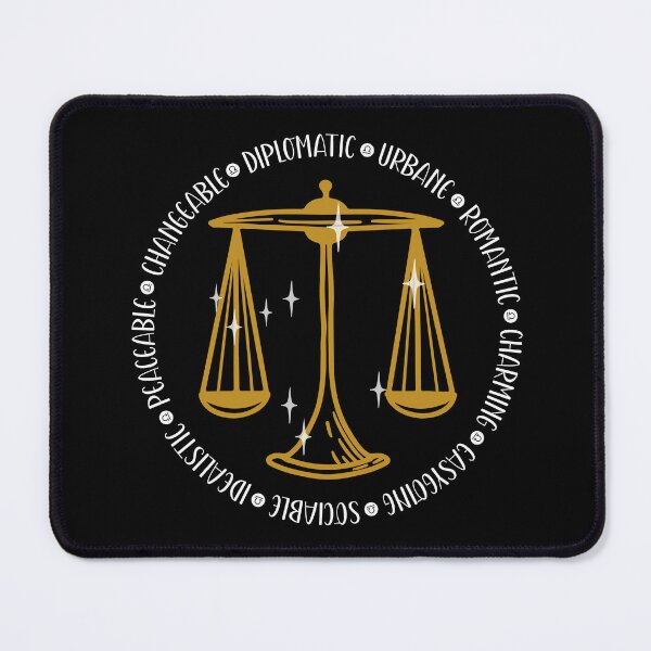 Item preview, Libra Zodiac Sign: Symbols, Adjectives & Constellation designed and sold by Happy Puppy Print On Demand.