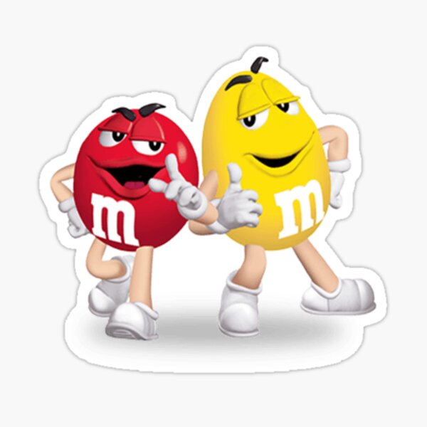 M und ms Sticker