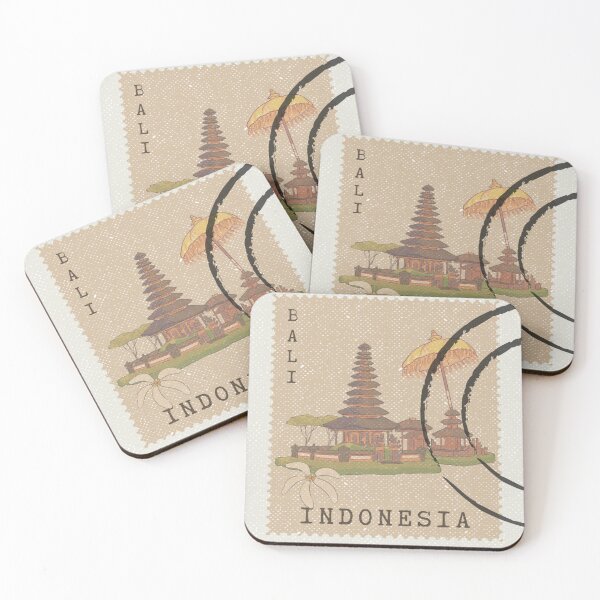 Item preview, Vintage Stamp Bali Indonesia Style designed and sold by Ajeng Tiian.