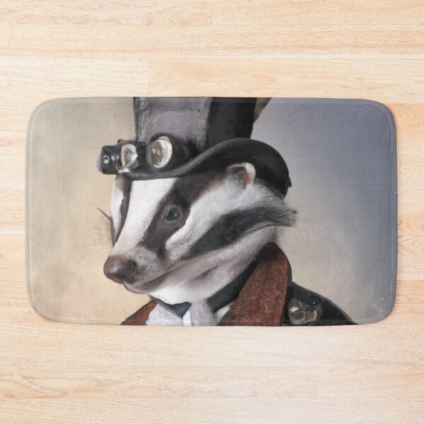 Item preview, Steampunk Badger designed and sold by SteamedpunkVegg.