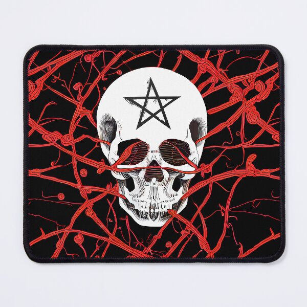 Item preview, Pentagram Skull & Artery Pattern designed and sold by Mortala-Arts.