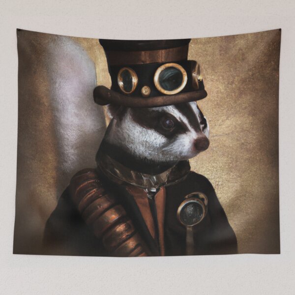 Item preview, Steampunk Skunk designed and sold by SteamedpunkVegg.
