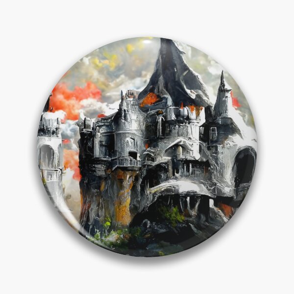 Item preview, House of Galmos Dunac | Fantasy House Artwork | Medieval Castle Artwork | Fantasy Landscape Design designed and sold by AyfuDesigns.