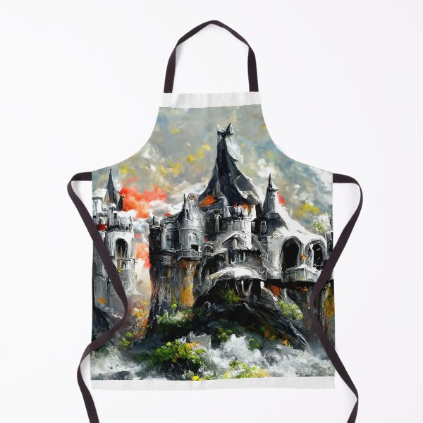 Item preview, House of Galmos Dunac | Fantasy House Artwork | Medieval Castle Artwork | Fantasy Landscape Design designed and sold by AyfuDesigns.
