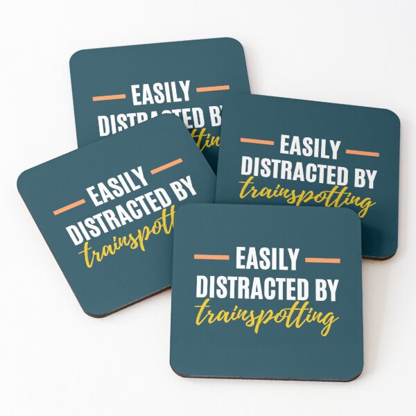 Item preview, Easily Distracted By Trainspotting - Perfect Gift for Hobbies   designed and sold by Kinkbling.