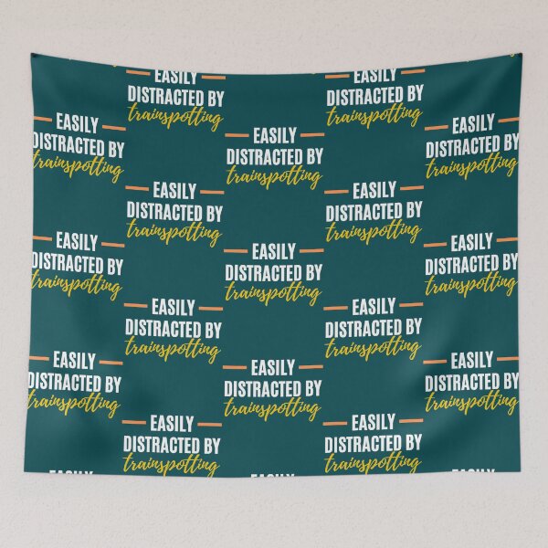 Item preview, Easily Distracted By Trainspotting - Perfect Gift for Hobbies   designed and sold by Kinkbling.