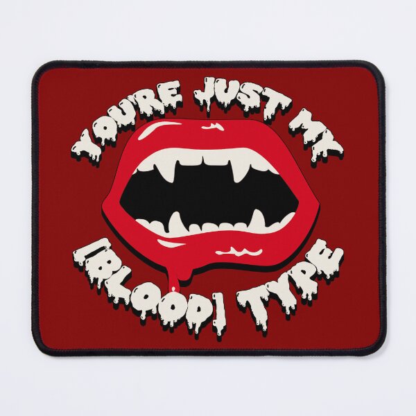Item preview, You're Just My Blood Type, Fun Design For All Vampires On Halloween, Cool Blood Red Background designed and sold by TrulyEpoque.
