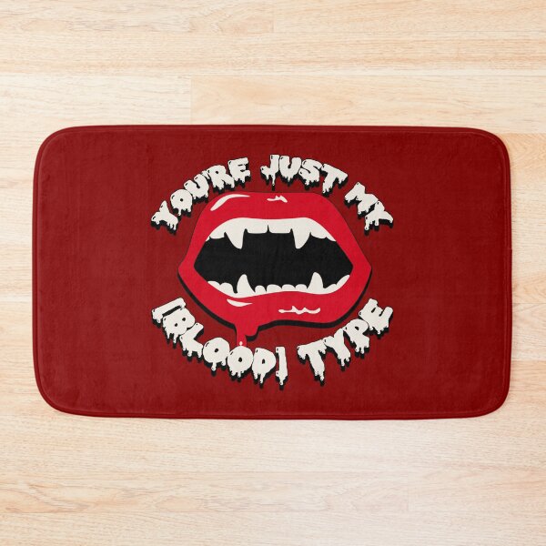 Item preview, You're Just My Blood Type, Fun Design For All Vampires On Halloween, Cool Blood Red Background designed and sold by TrulyEpoque.