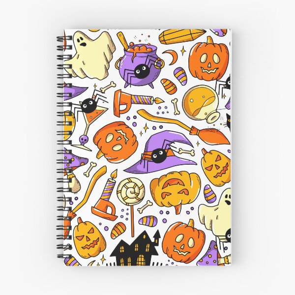 Item preview, Seamless Pattern Halloween Scary Pumpkin designed and sold by Studiemetodes.