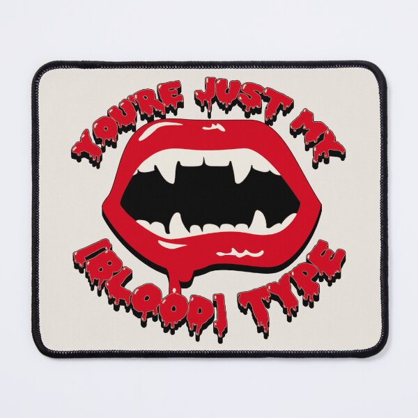 Item preview, You're Just My Blood Type, Fun Design For All Vampires On Halloween, Cool Cream Background designed and sold by TrulyEpoque.