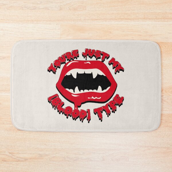 Item preview, You're Just My Blood Type, Fun Design For All Vampires On Halloween, Cool Cream Background designed and sold by TrulyEpoque.