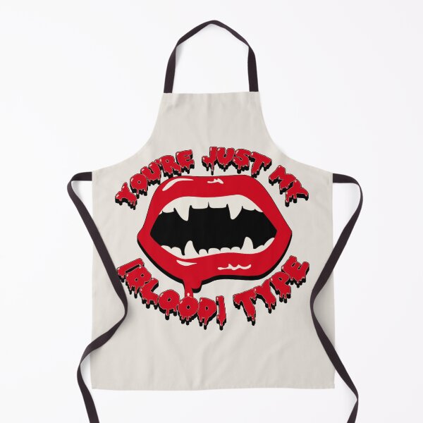 Item preview, You're Just My Blood Type, Fun Design For All Vampires On Halloween, Cool Cream Background designed and sold by TrulyEpoque.