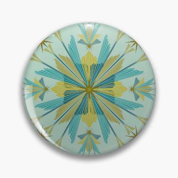 Item preview, Retro Fairy Stars - Pistachio designed and sold by Elisa Yinh Creative.