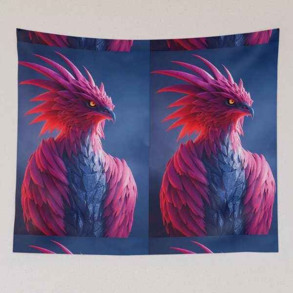 Artikelvorschau, Volcanic phoenix - Midjourney entworfen und verkauft von AI1artist.