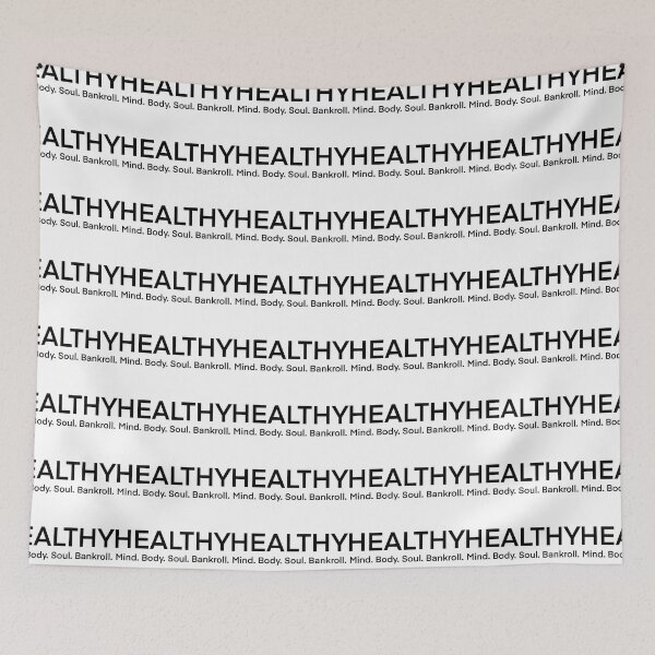 Item preview, Healthy. Mind body soul bankroll. designed and sold by KLAROE.