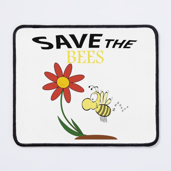 Item preview, Save the bees shits, save the bees phone cases, save the bees hats, save the bees shower curtain, save the bees backpack designed and sold by Poussyarts.