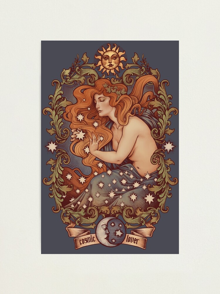 Alternate view of COSMIC LOVER - Color version Photographic Print