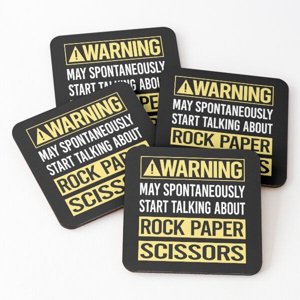 Item preview, Warning About Rock Paper Scissors designed and sold by WrightTrouble.