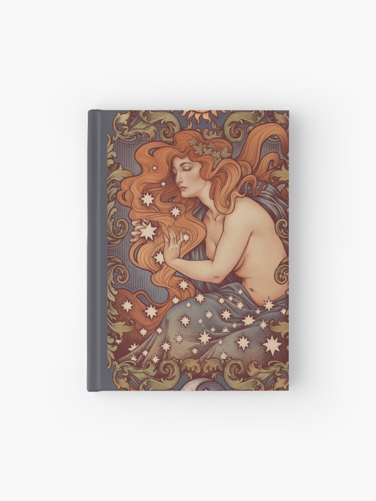 Thumbnail 1 of 3, Hardcover Journal, COSMIC LOVER - Color version designed and sold by Medusa Dollmaker.