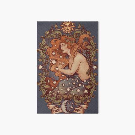 COSMIC LOVER - Color version Art Board Print