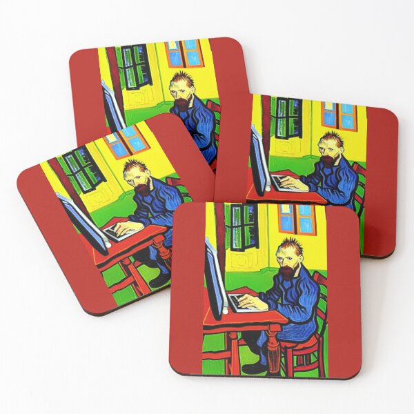 Item preview, Vincent van Code (#01) van Gogh programmer [Create a set!] designed and sold by SolidEarthArt.