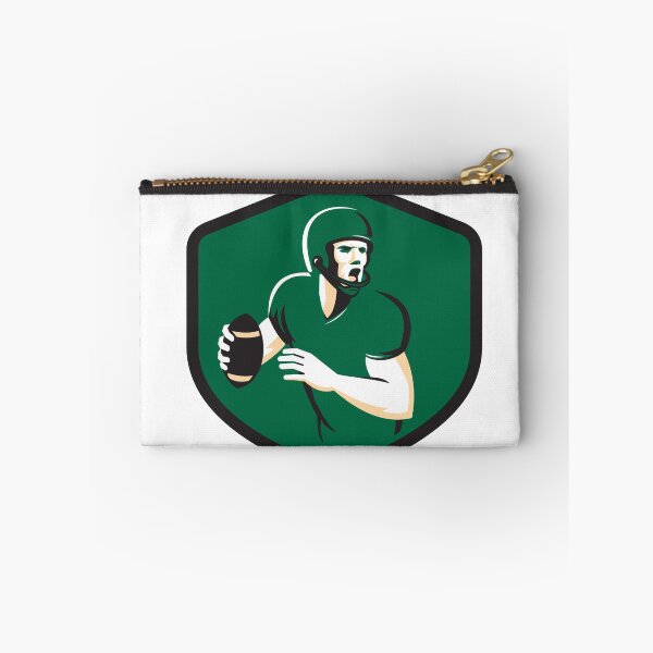Artikelvorschau, American Football Quarterback QB Schild Retro entworfen und verkauft von patrimonio.
